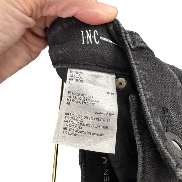 INC NWT Flared Denim Rhinestone Going Out Jeans - Picture 10 of 11